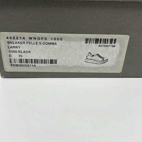 Alexander McQueen “Larry” Sneaker black/white - Picture 7 of 9